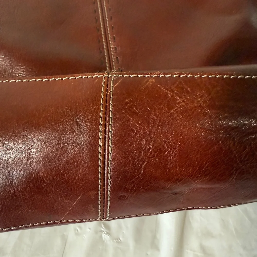 Fossil Brown Leather Shoulder Bag - Picture 15 of 15